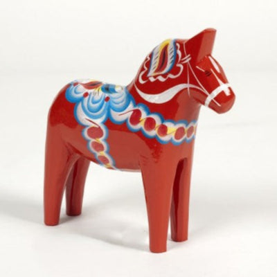 Dalahäst Röd, 13 cm - Grannas