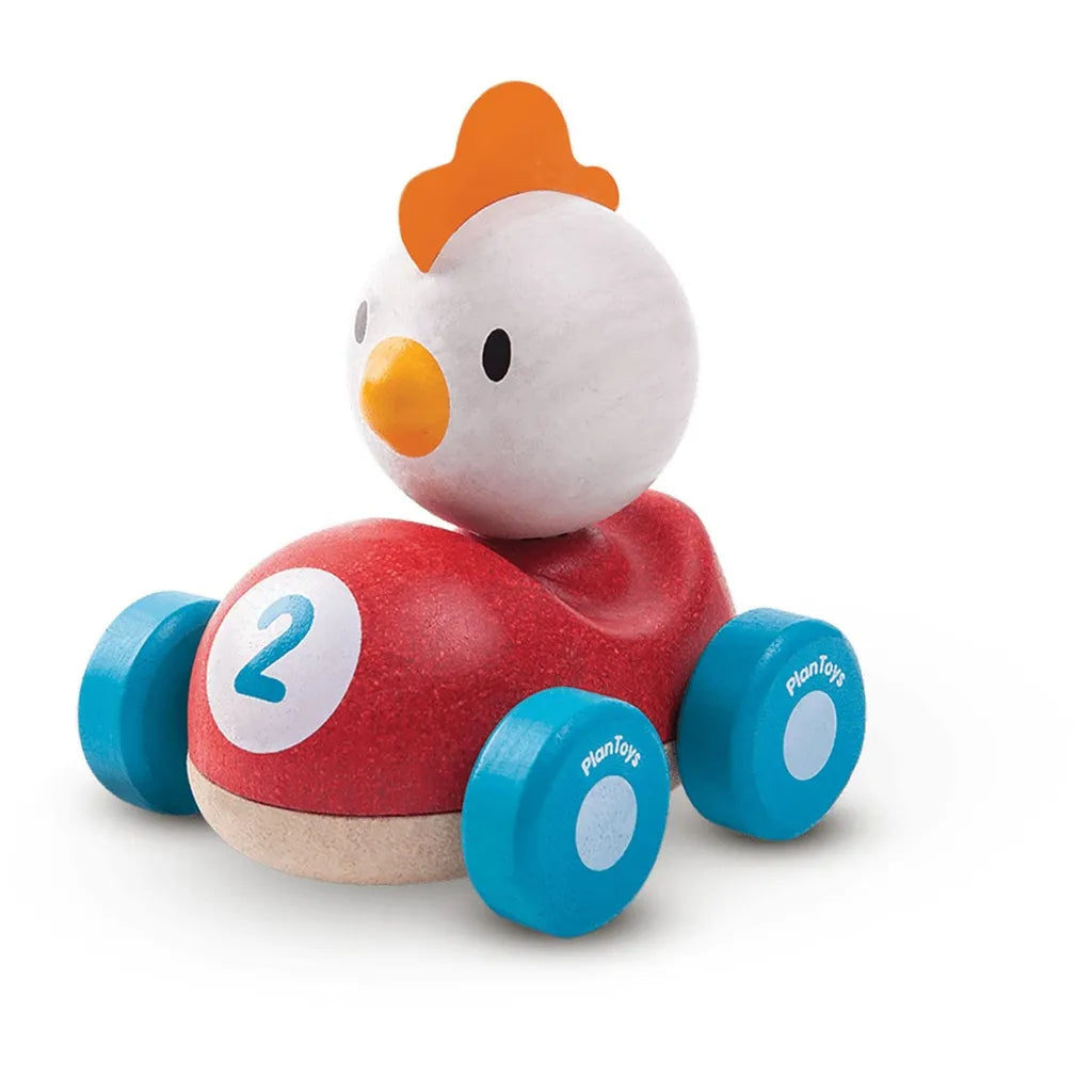 Kyckling i racerbil, Chicken Racer - PlanToys
