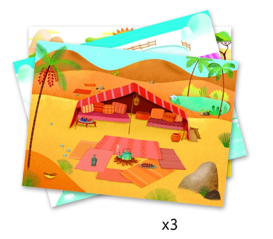 Gnuggisar, Savannen, Öknen och Nordpolen