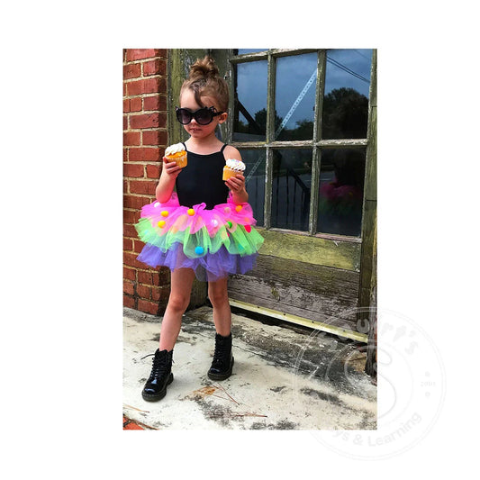 Pom Pom Kjol, Multi - Great Pretenders