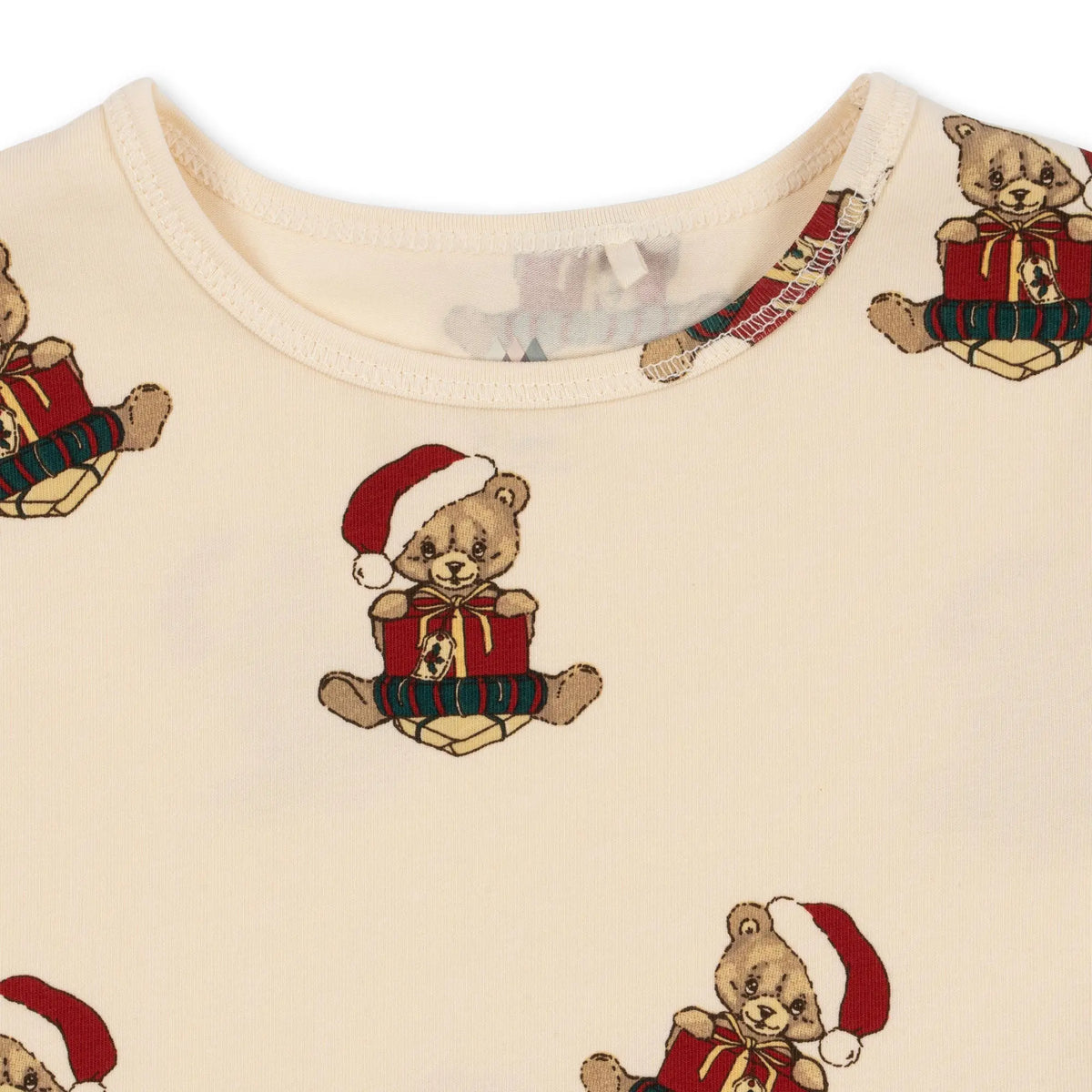 Klänning, Christmas Teddy, GOTS - Konges Slöjd