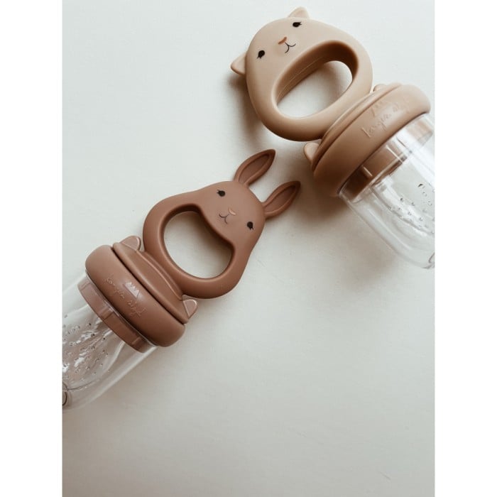 Frukthållare/Smaknappar, 2-pack, Kanin/Hamster (Bark/Shell) - Konges Sløjd