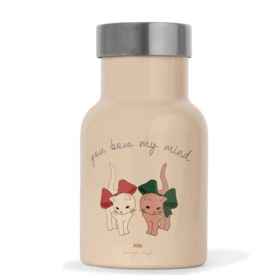 Termosflaska 250 ml, Bow Kitty - Konges Sløjd