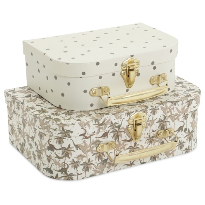 Resväska 2-p (Dino/Dot) - Konges Sløjd