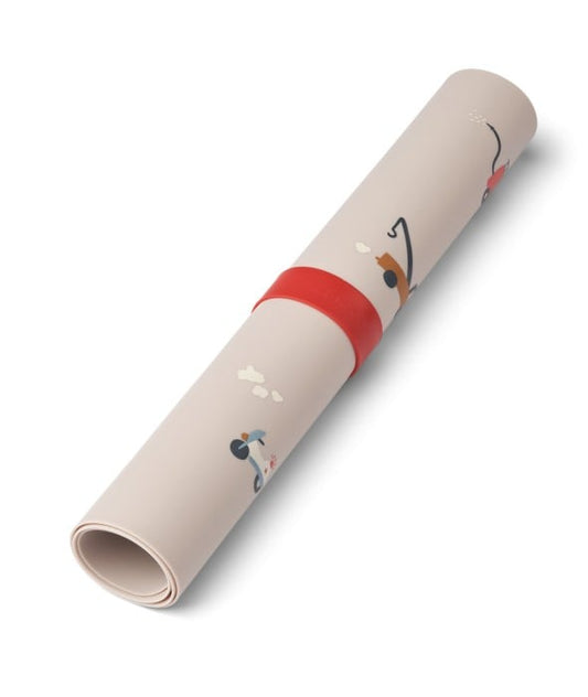 Underlägg, Jude Printed Placemat, Emergency Vehicle/Sandy - Liewood