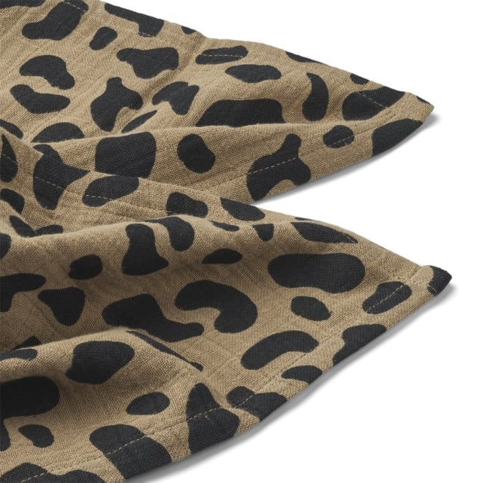 Muslinfilt, 2-pack, Mega Leo/Oat Mix, 65 x 65 cm - Liewood