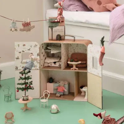 SuitCasa, Bärbart hus Lillasyster och Lillebror - Maileg