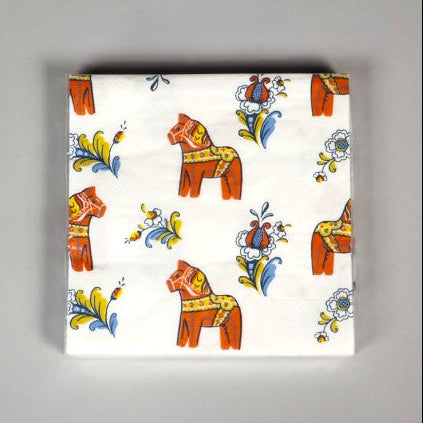 Servetter, Dalahästar & Kurbits - Grannas