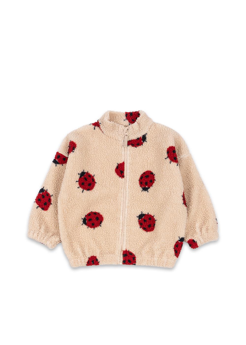 Jody Teddy Jacket Grs, Ladybug Sand