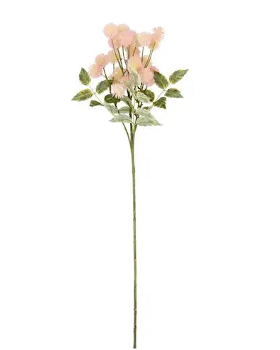 Konstväxt, Tistel, 71 cm, Rosa - Alot Decoration