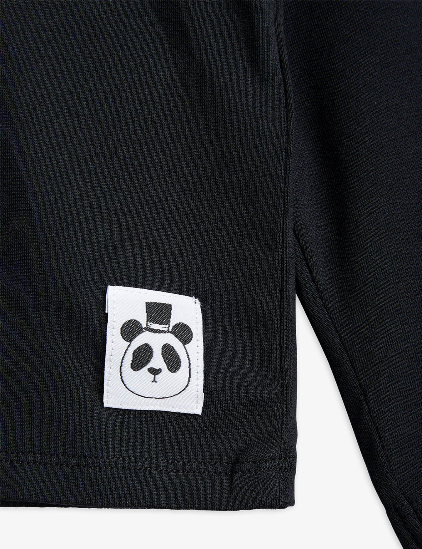 Basic Långärmad T-shirt, Svart - Mini Rodini