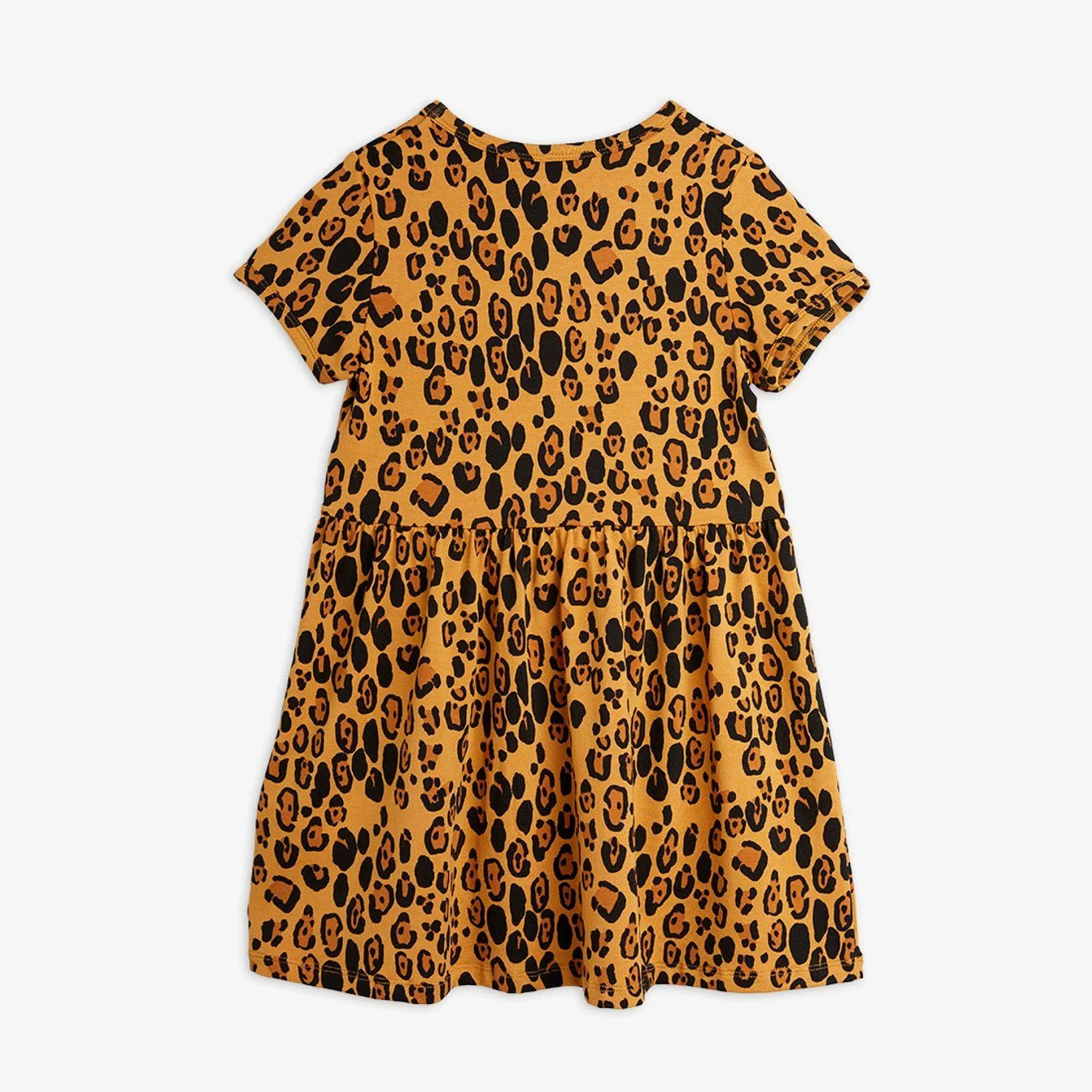 Basic Leopard SS Dress, Beige