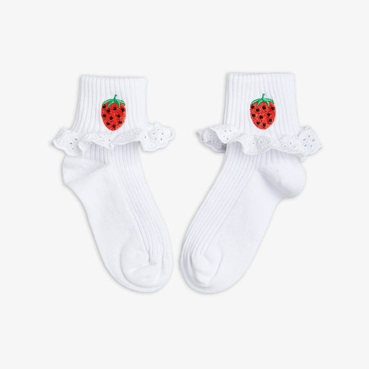 Strawberries lace socks