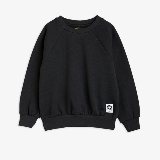 Basic Solid Sweatshirt, Black