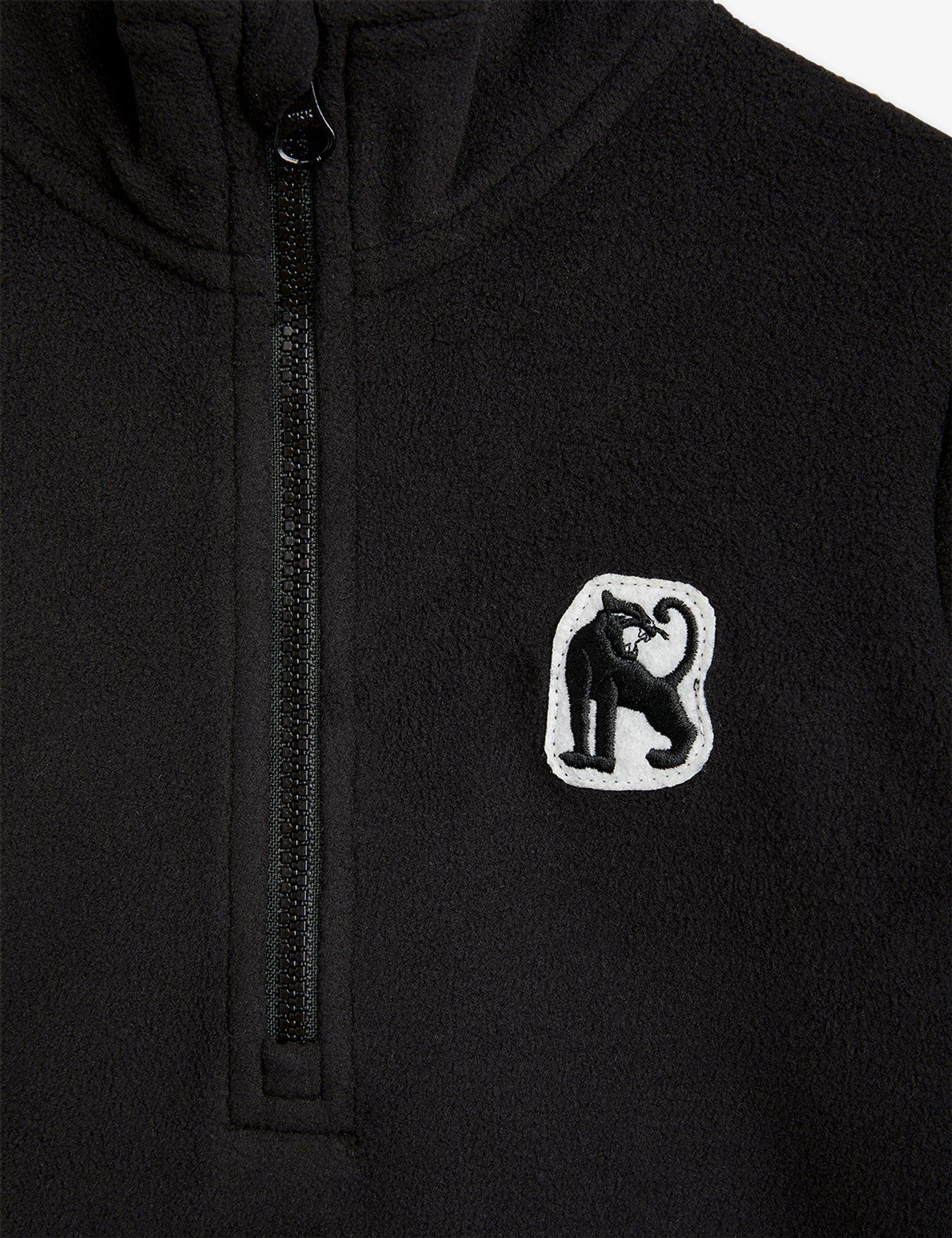 Mikrofleece Top, Svart - Mini Rodini