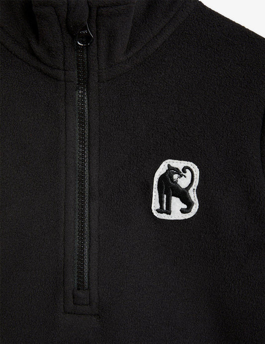 Mikrofleece Top, Svart - Mini Rodini