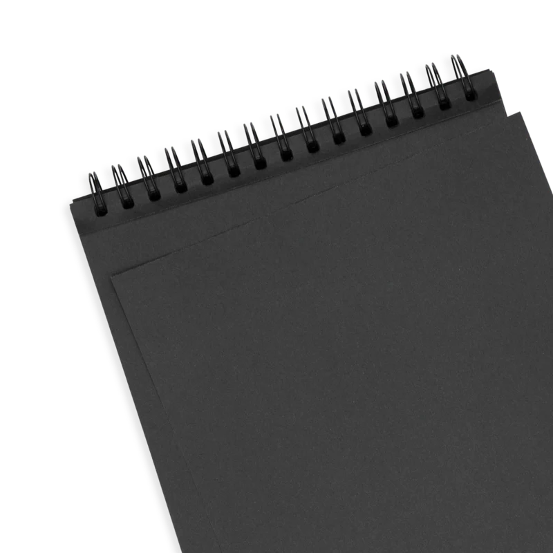 Skissblock, Svart Papper20x27 - Ooly