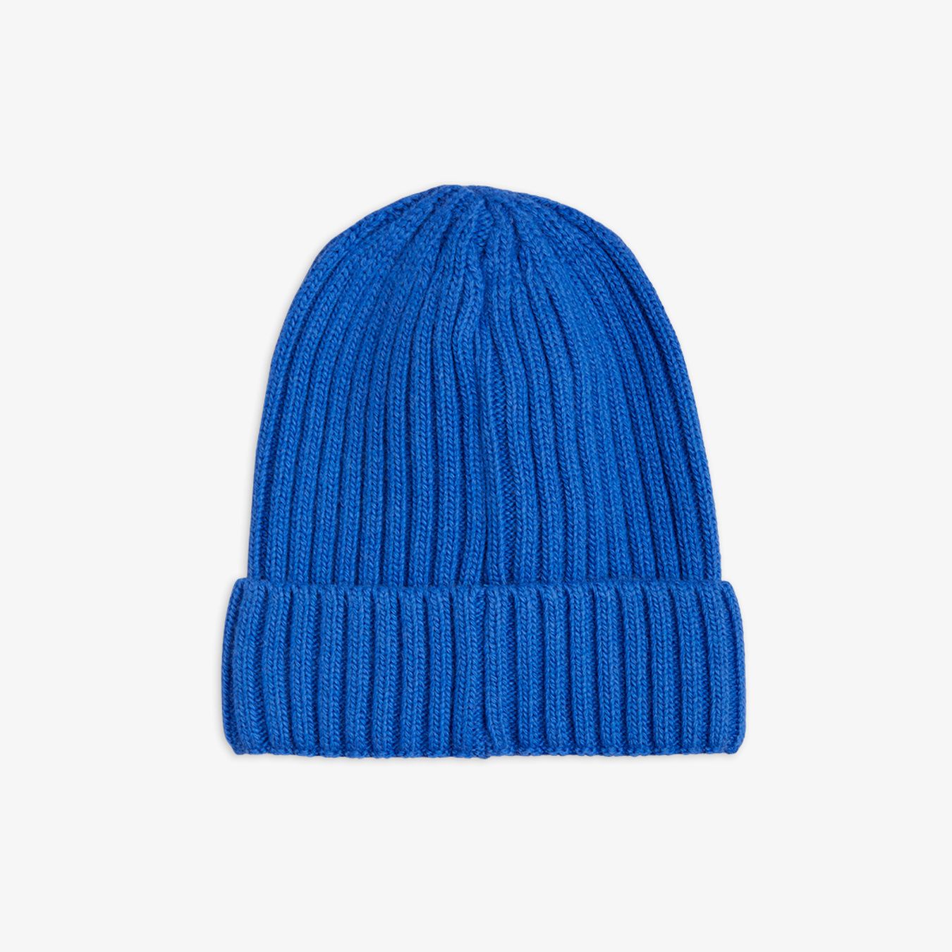 Knitted Soft Wool Beanie, Blue