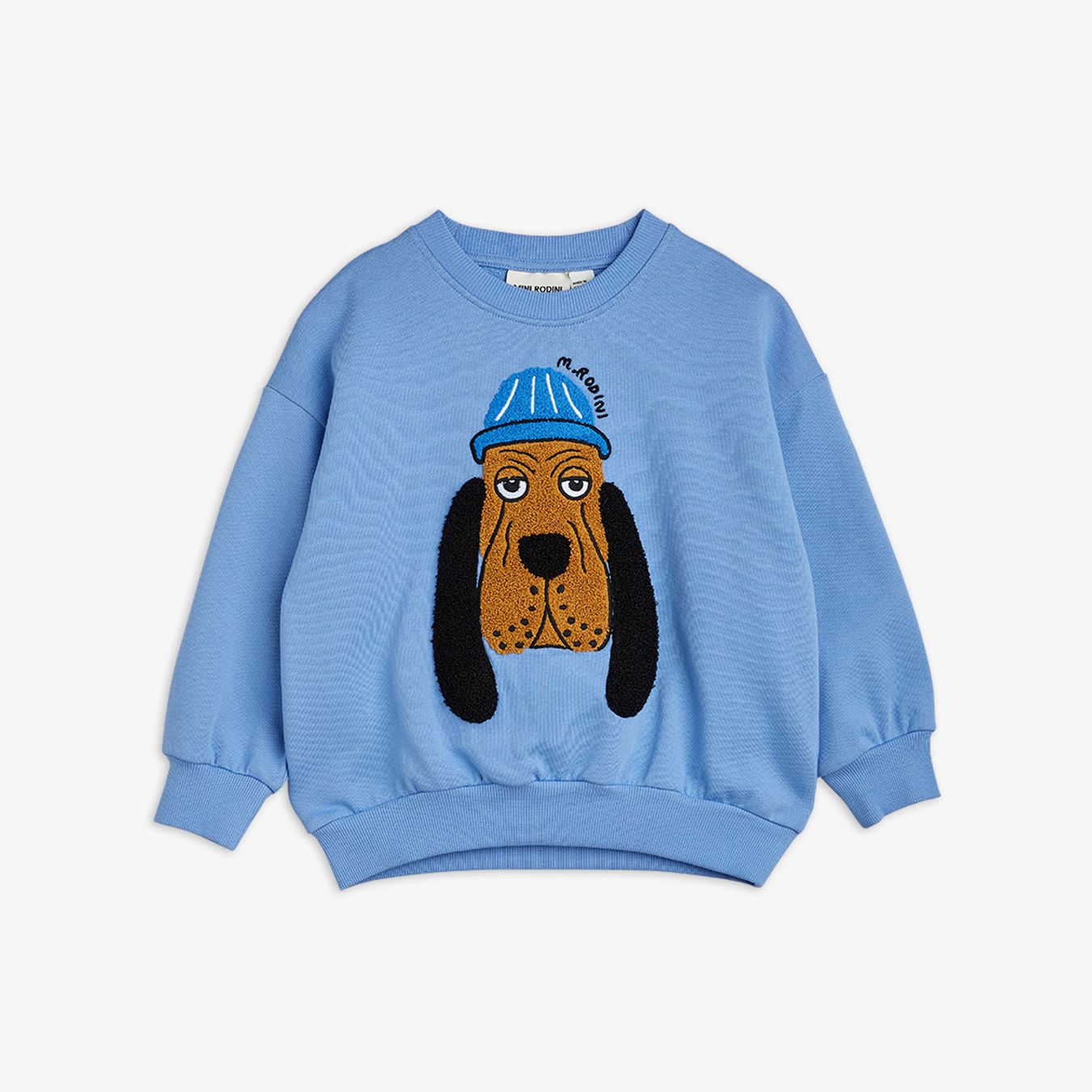 Bloodhound Chenille Sweatshirt, Blue