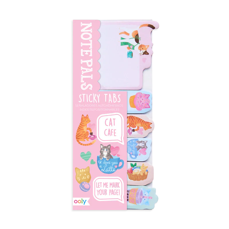 Note Pals Klisterflikar, Cat Cafe - Ooly
