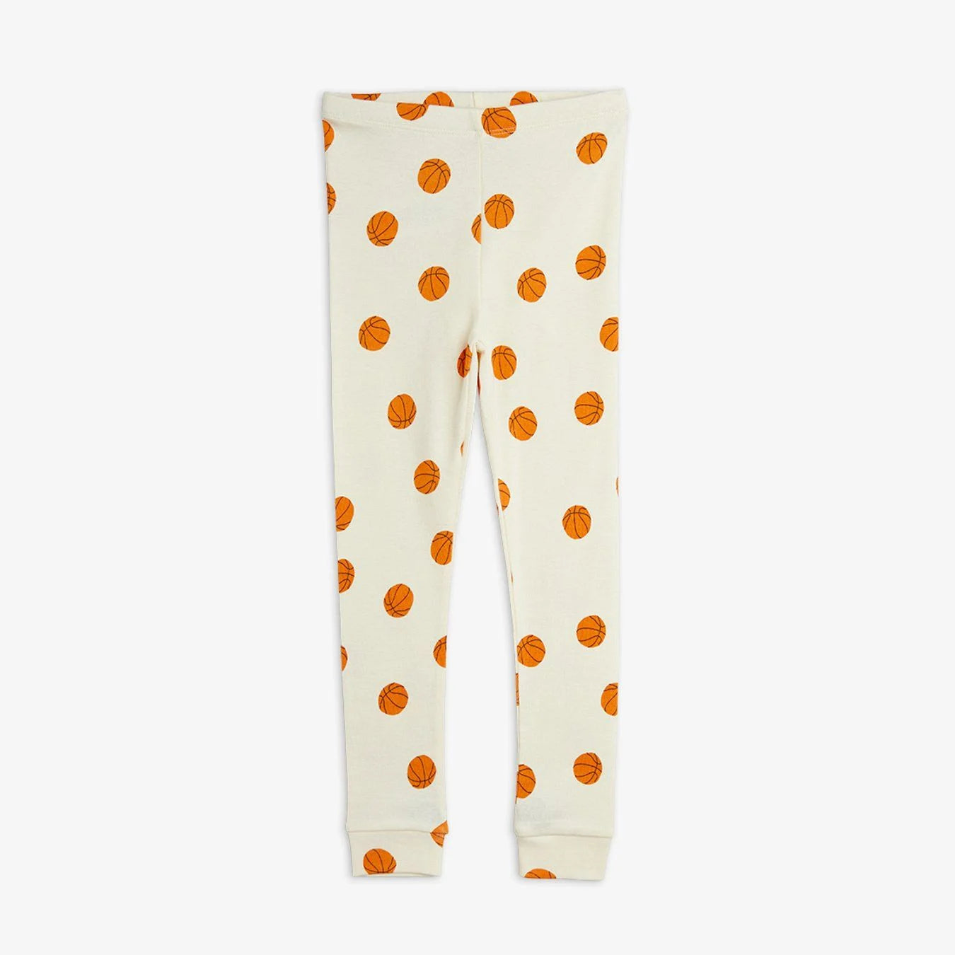 Basketball AOP Leggings, Offwhite