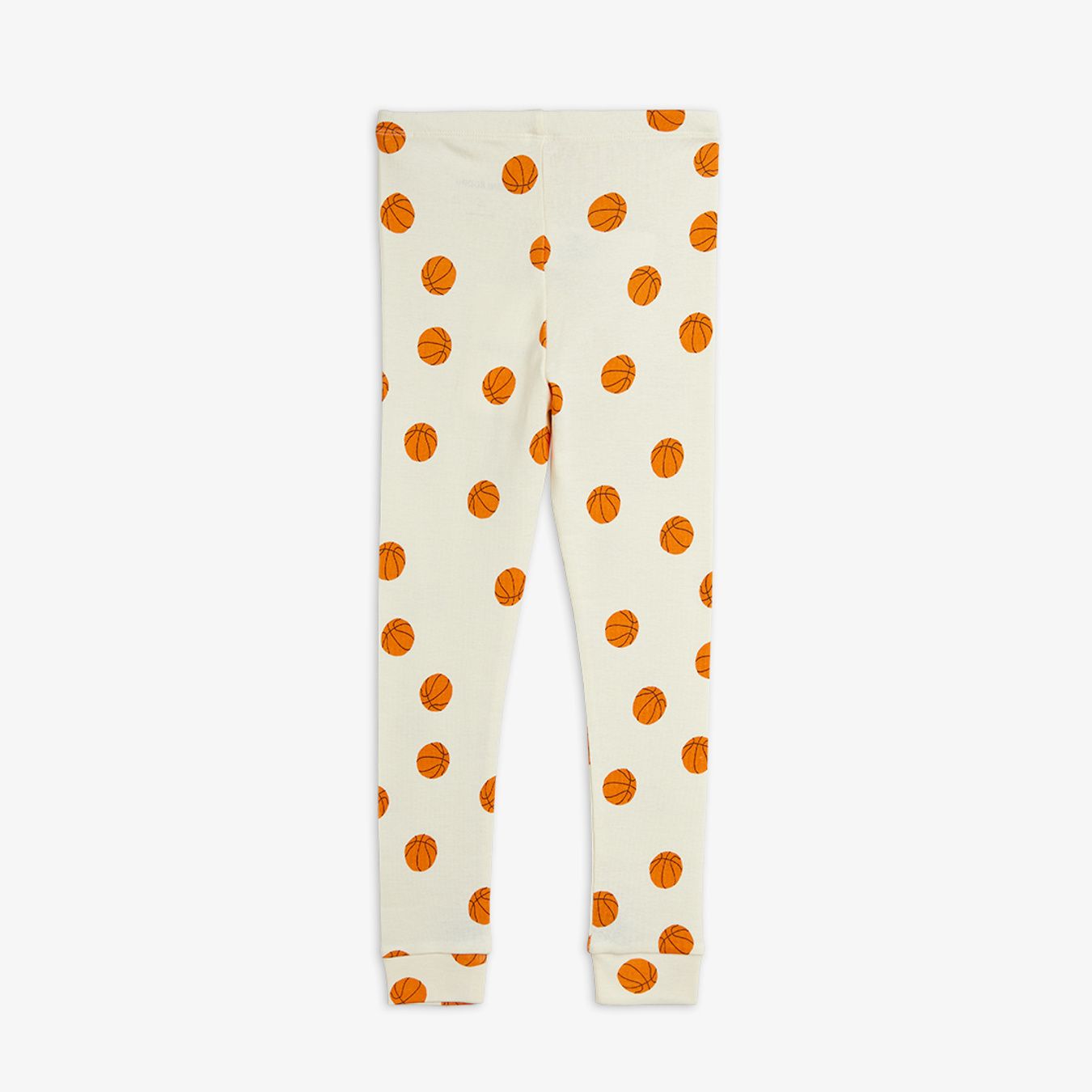 Basketball AOP Leggings, Offwhite