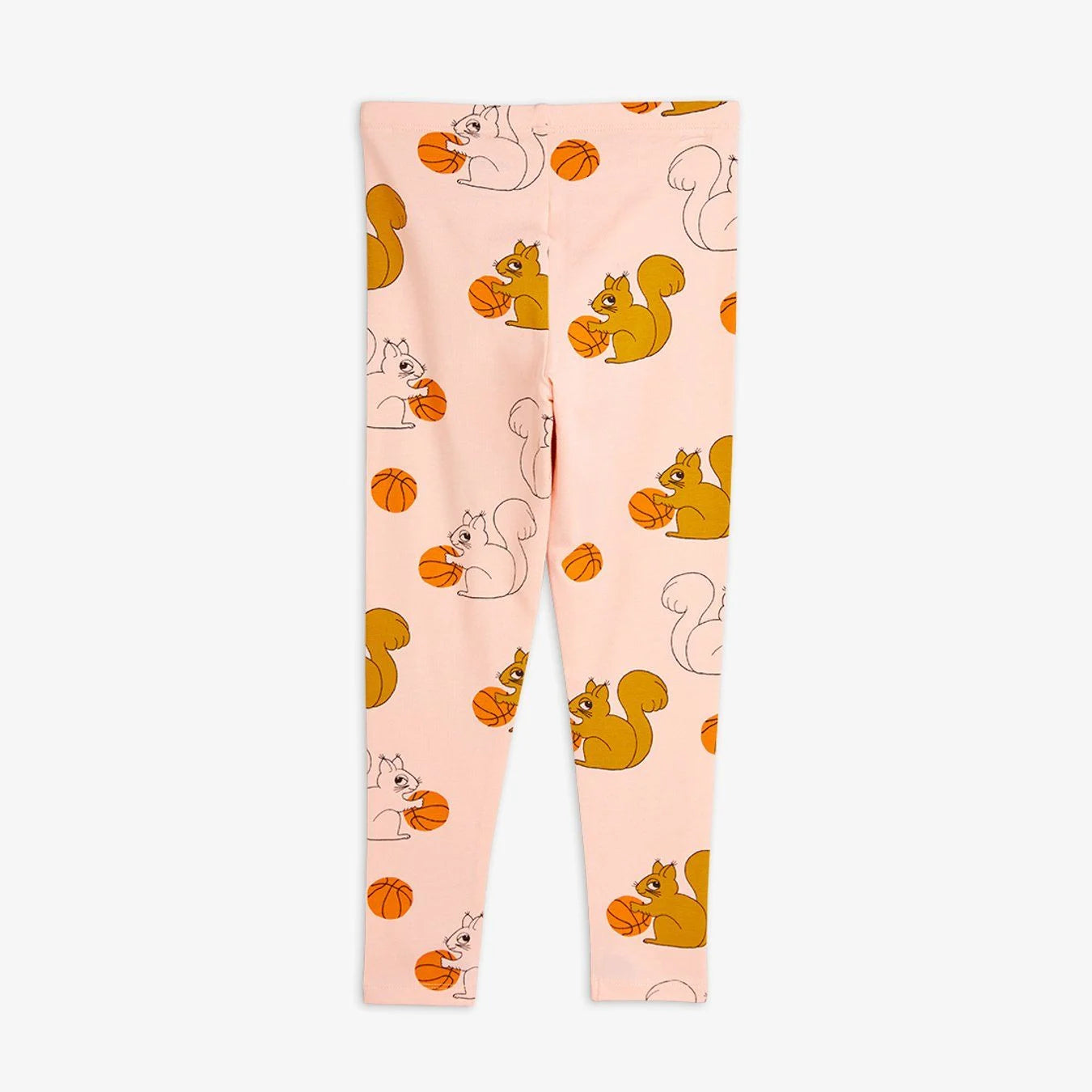 Squirrels AOP Leggings, Pink