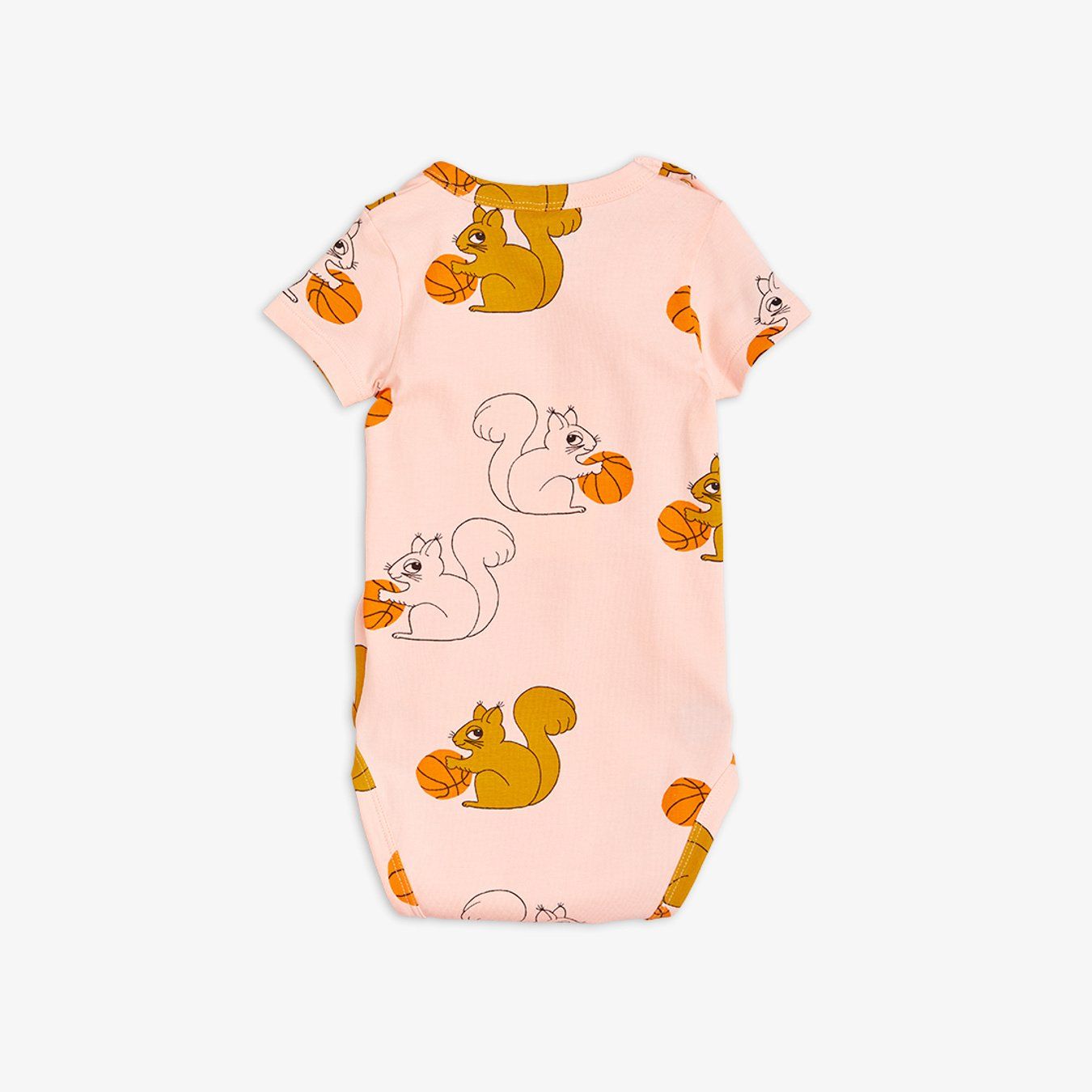 Squirrels AOP SS Body, Pink