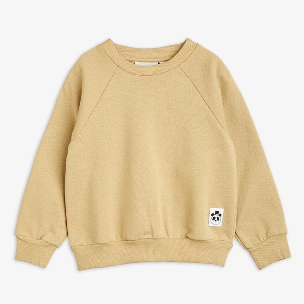 Basic solid sweatshirt Beige