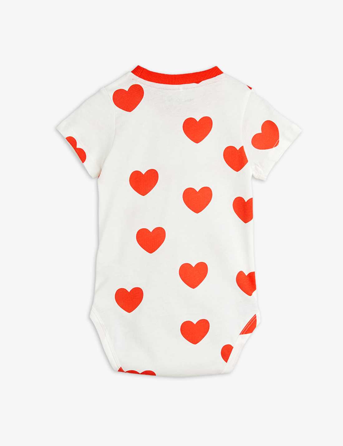 Hearts aop ss body Red