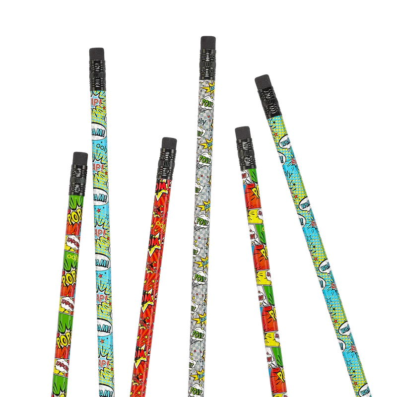 Blyertspennor, 12-pack, Comic Attack - Ooly