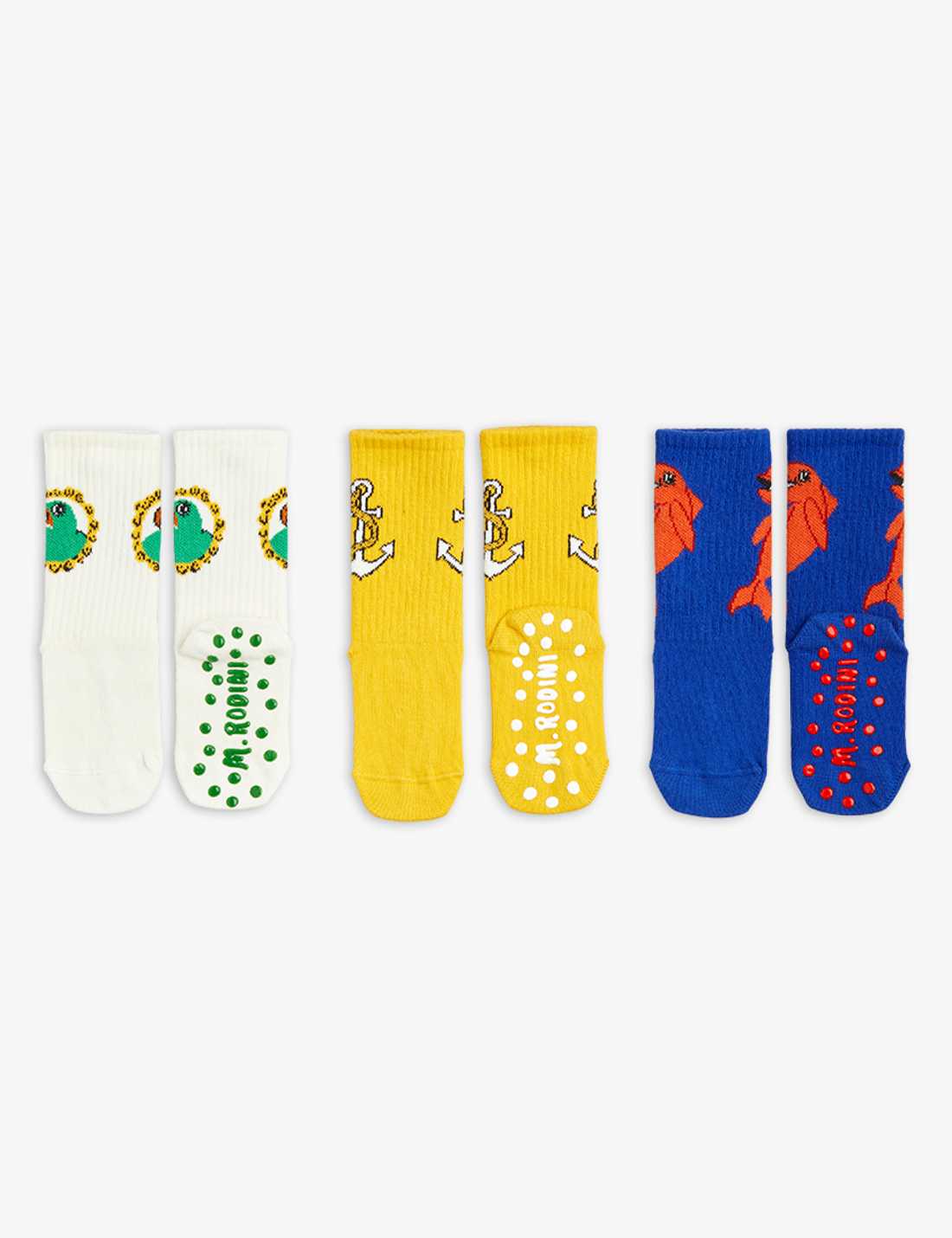 Dolphin 3-pack anti-slip socks Multi