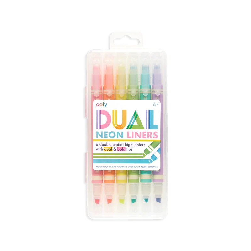 Markeringspennor Dubbla Spetsar, Dual Liner Neon - Ooly
