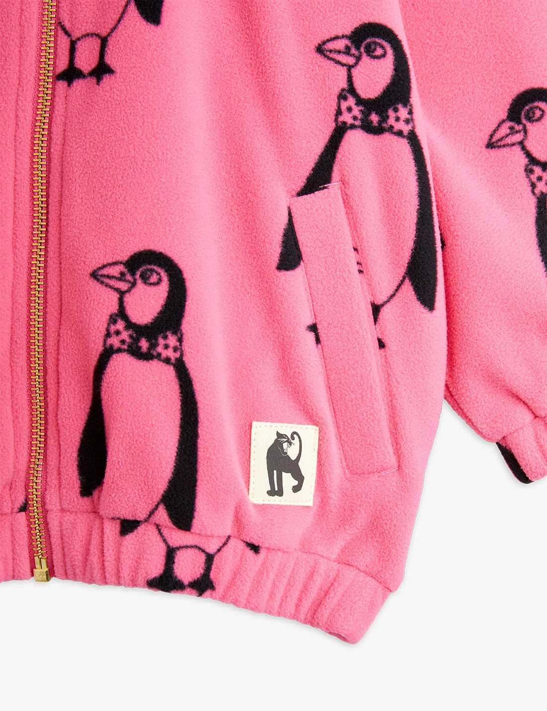 Penguin Fleece Jacket, Pink