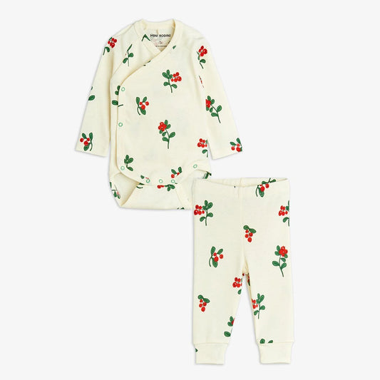 Lingonberries Klädset Nyfödda, Offwhite - Mini Rodini