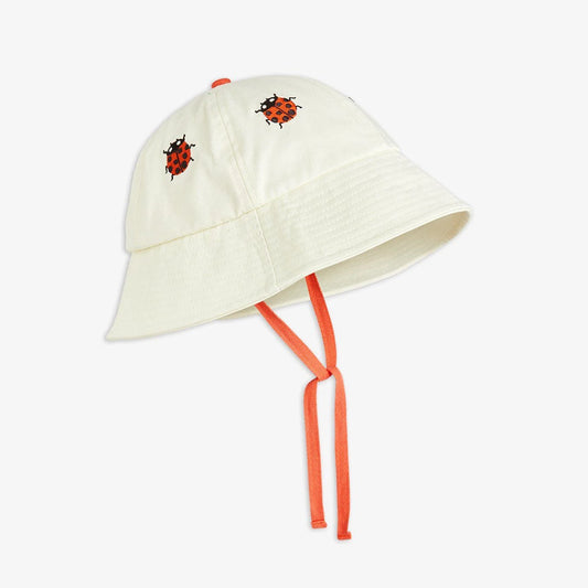 Ladybug Solhatt, Offwhite - Mini Rodini
