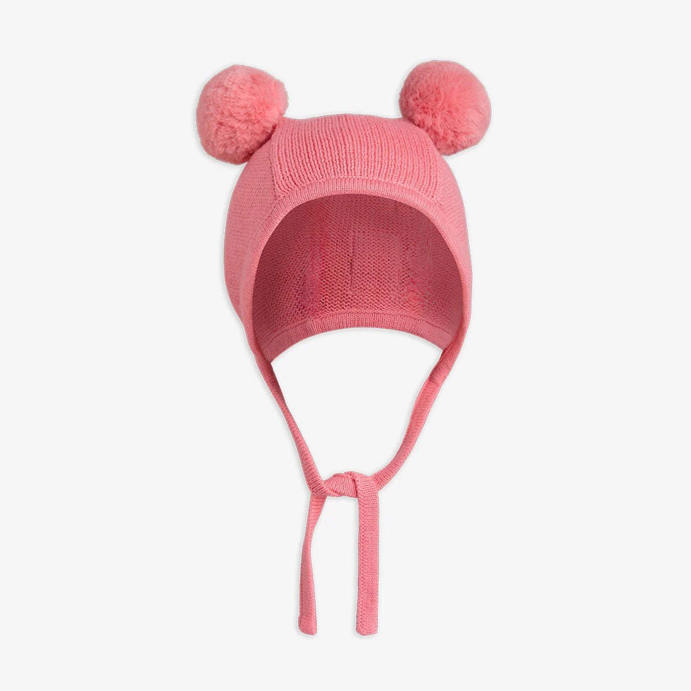 Babymössa, Fine Knit Baby Hat, Rosa - Mini Rodini