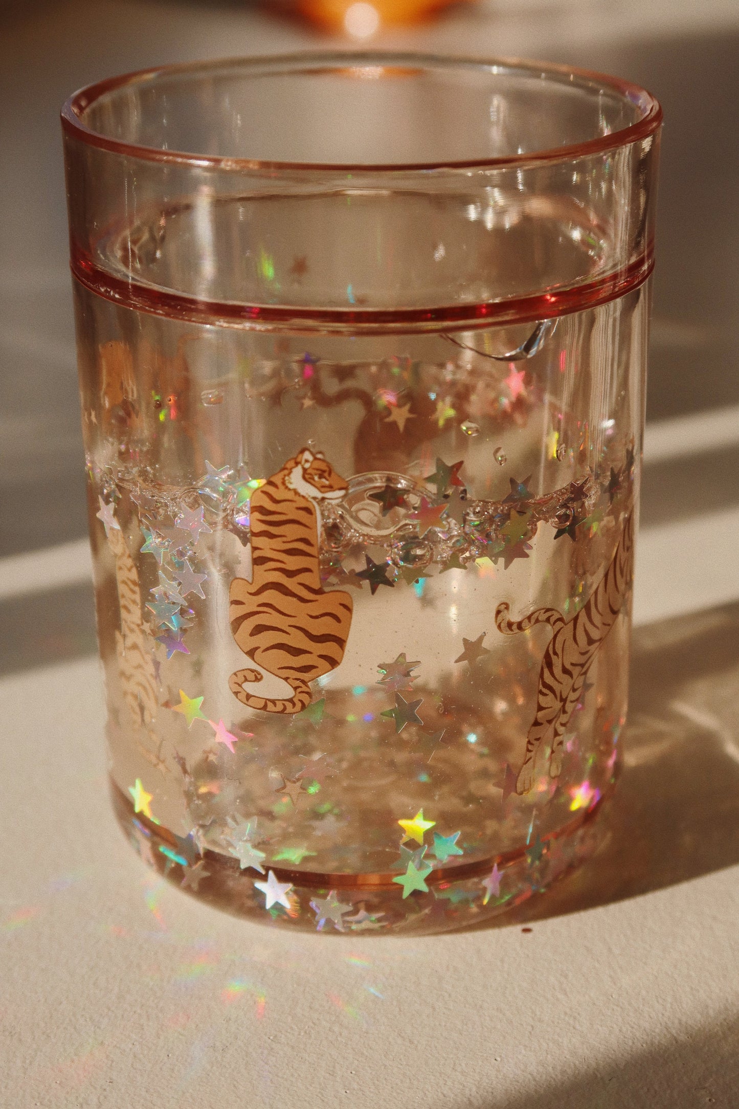 2 Pack Glitter Cups, Roar