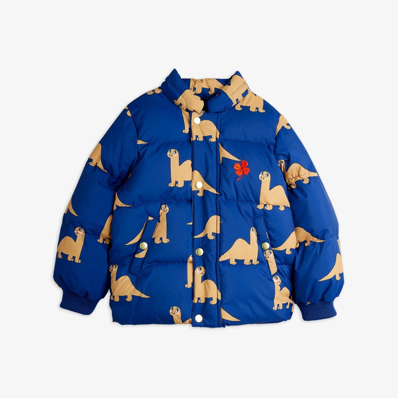 Dinos puffjacka med luva, AOP Hooded Puffer, Chapter 2, Limited Stock, Blå