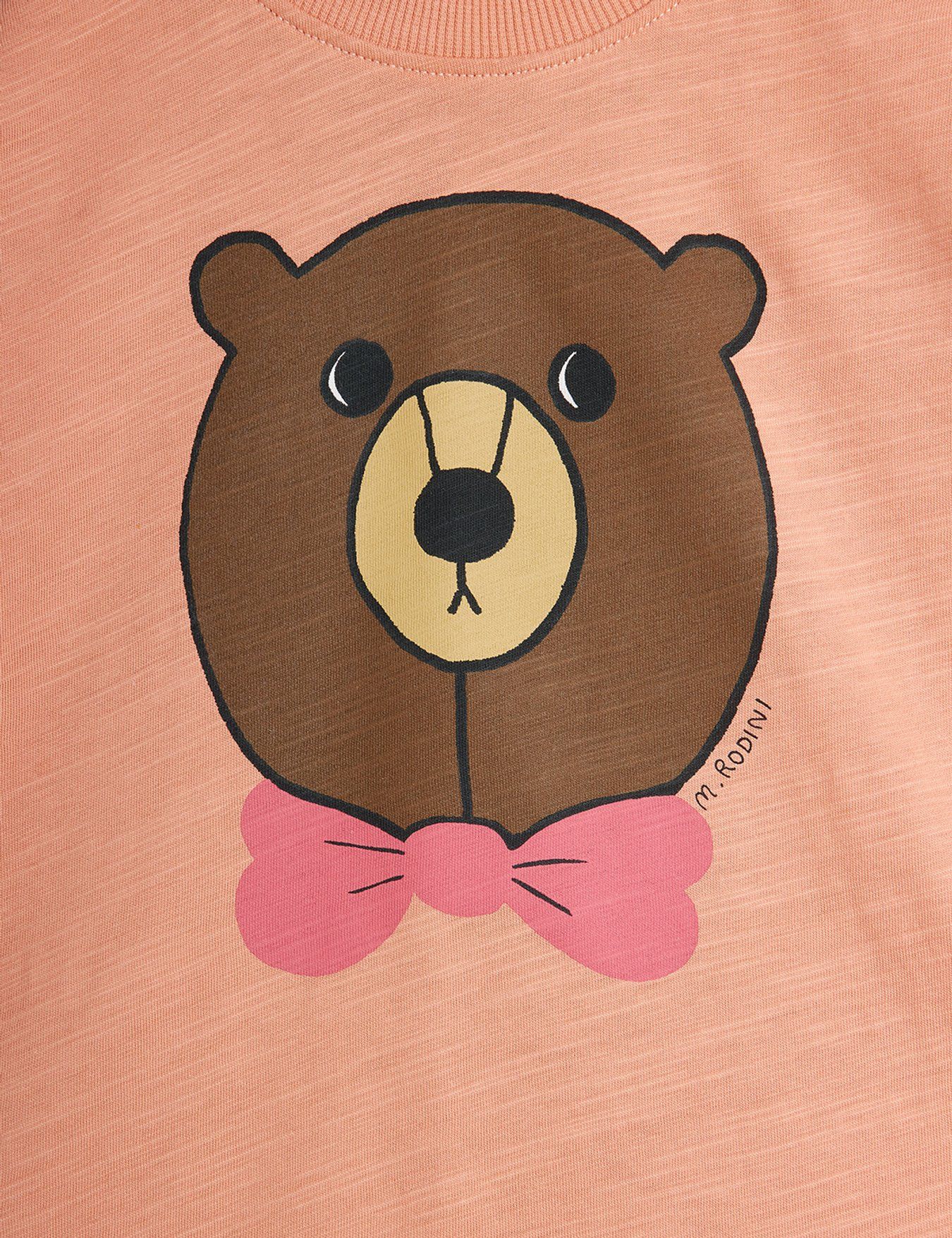 Bear T-Shirt, SP SS Tee, Chapter 2, Rosa - Mini Rodini