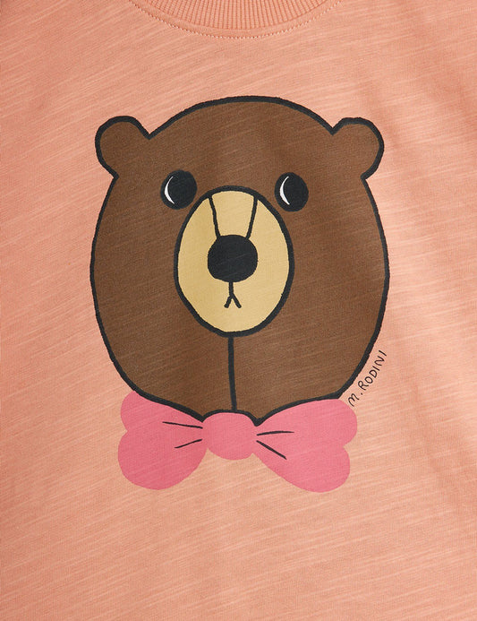 Bear T-Shirt, SP SS Tee, Chapter 2, Rosa - Mini Rodini