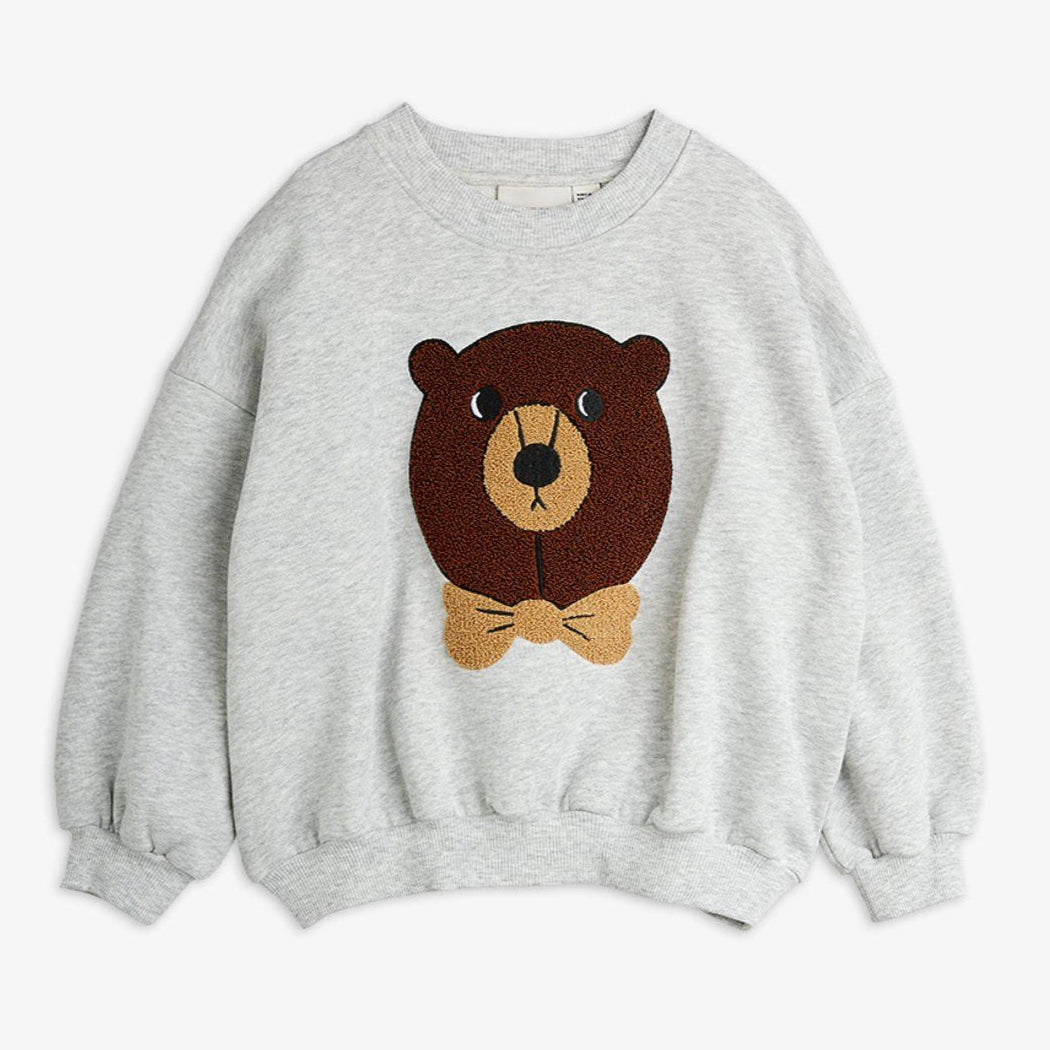 Bear Chenille Sweatshirt, Chapter 2, Offwhite - Mini Rodini