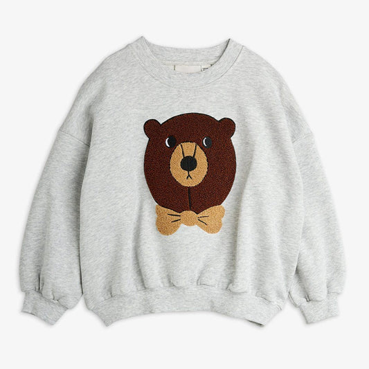 Bear Chenille Sweatshirt, Chapter 2, Offwhite - Mini Rodini