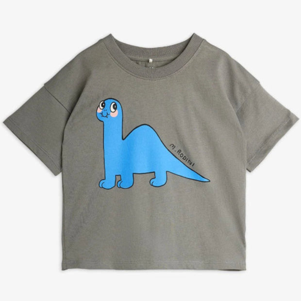 Dino T-Shirt, SP SS Tee, Chapter 2, Grå - Mini Rodini
