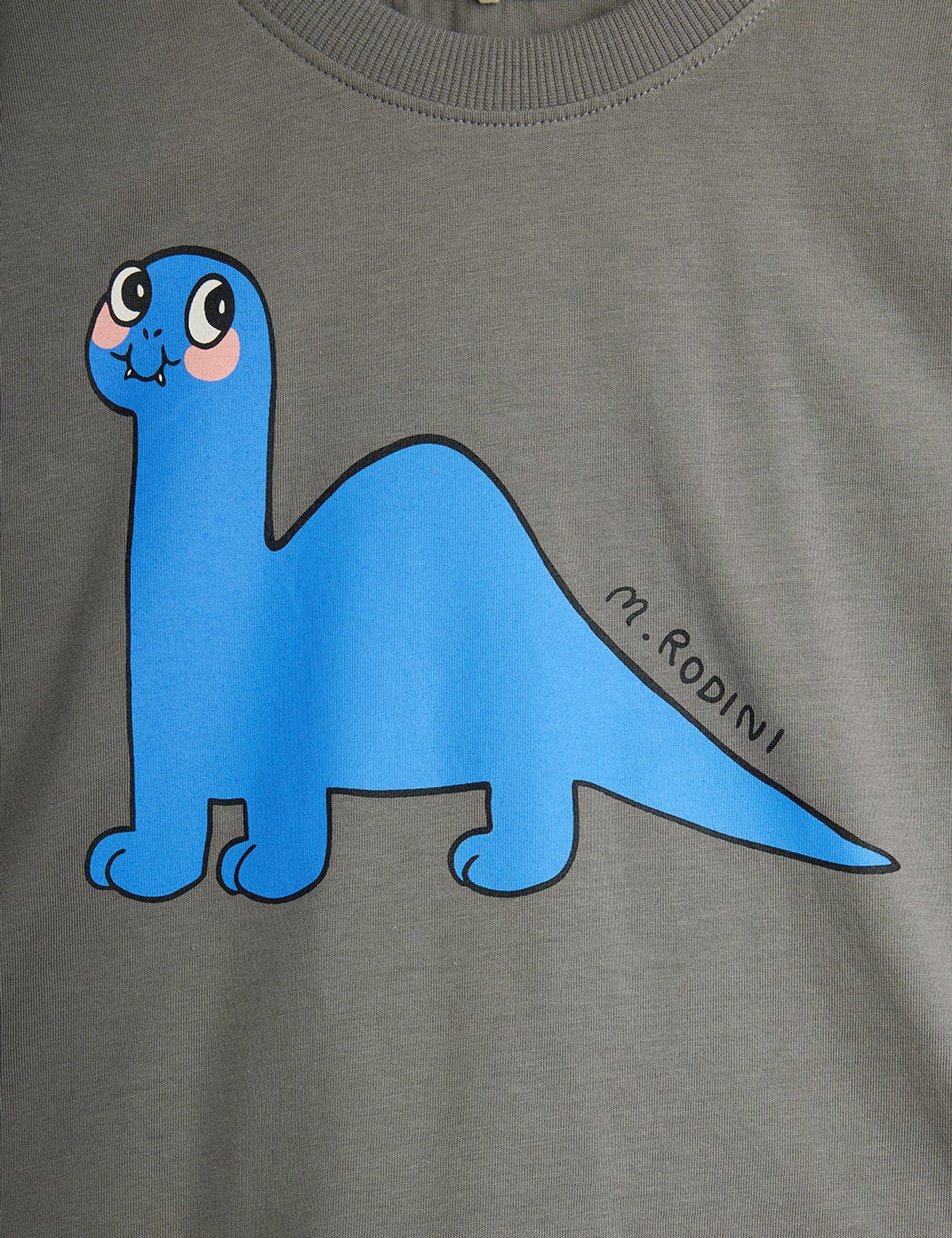 Dino T-Shirt, SP SS Tee, Chapter 2, Grå - Mini Rodini