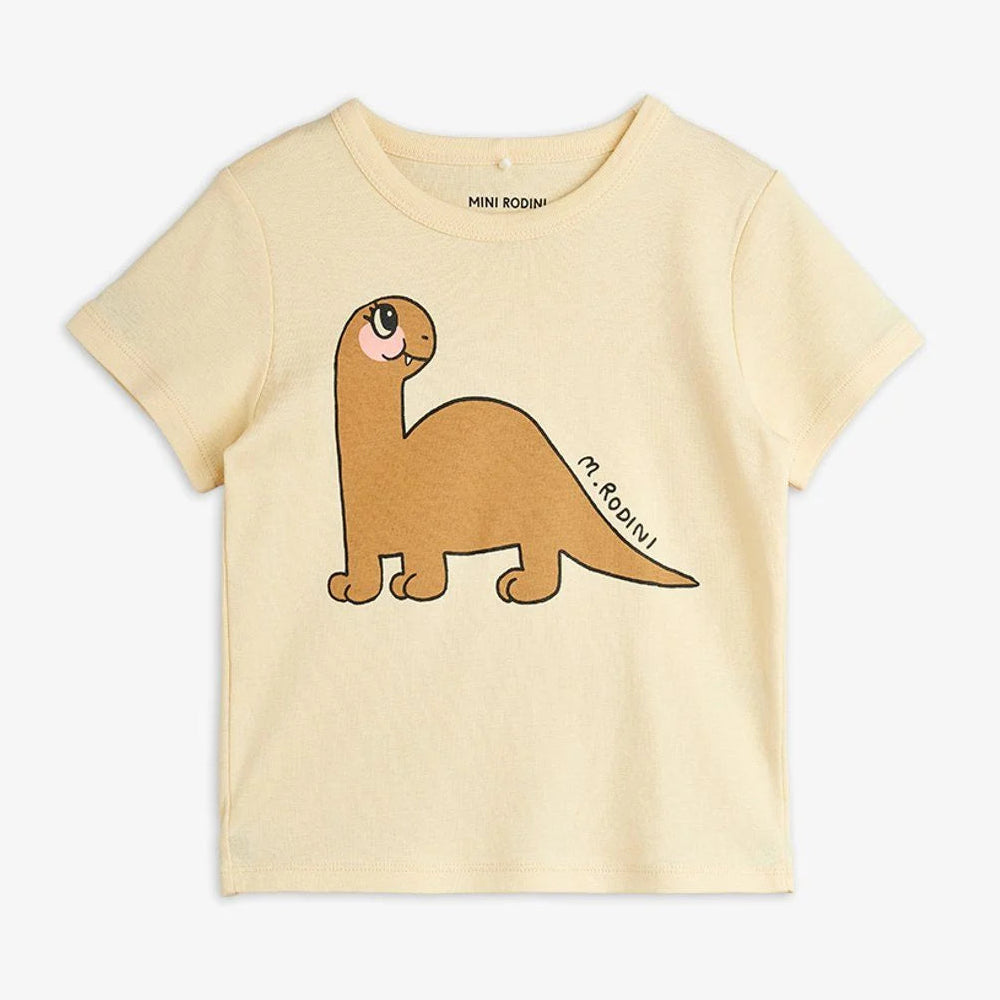 Dino regular T-shirt SS Tee, Chapter 2, Offwhite - Mini Rodini