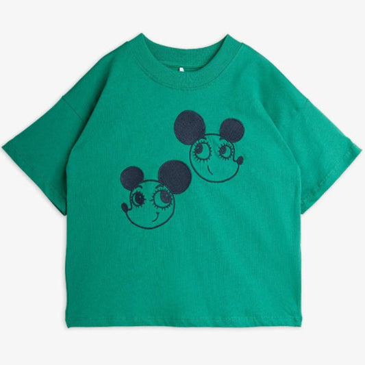 Ritzratz EMB SS Tee, Chapter 2, Grön - Mini Rodini