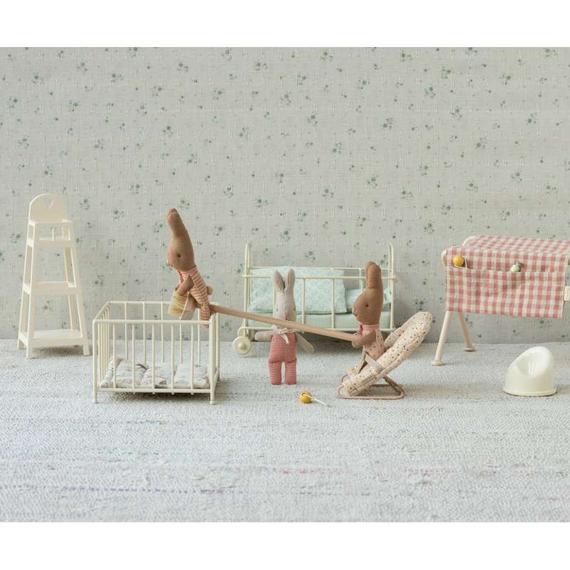 Kanin/Hare 11 cm, My, Rosaprickig - Maileg