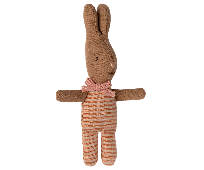 Kanin/Hare 11 cm, My, Röd/Randig - Maileg