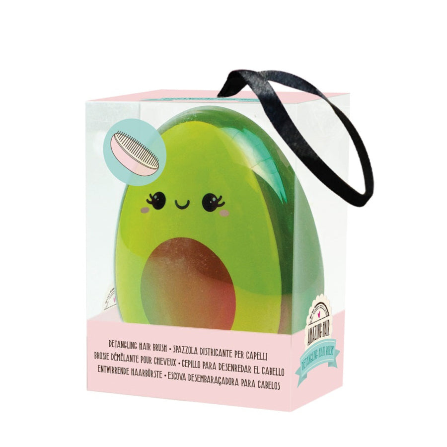 Hårborste, Amazing Hair, detangling hairbrush, Avocado - Leghami